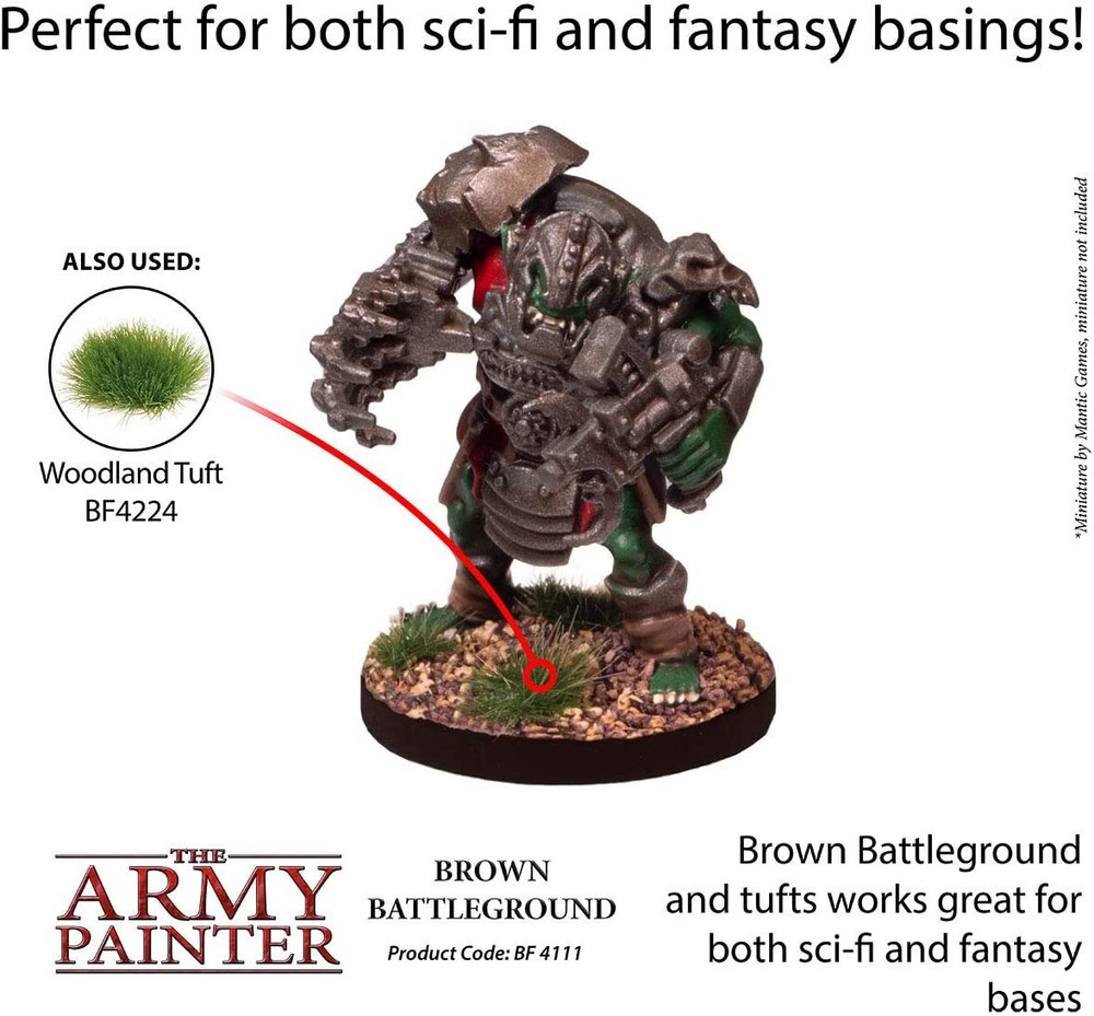 The Army Painter Battlefields: Miniature Diorama Basing Scenery Flock