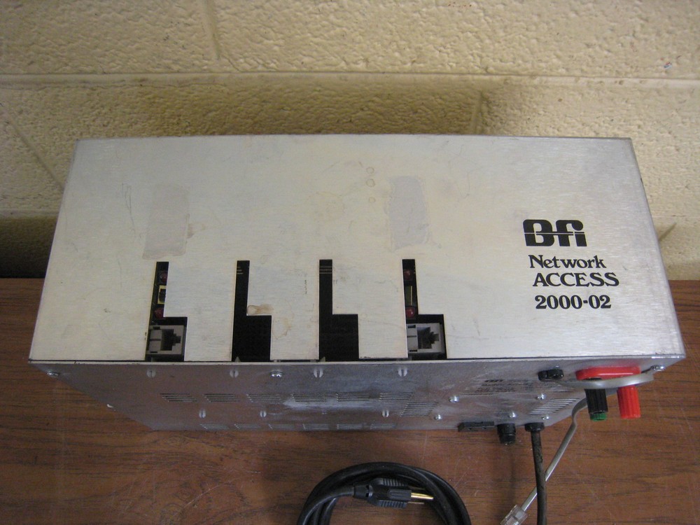 BFI COMMUNICATIONS SYSTEMS MODEL 2000-02 TELEPHONE NETWORK ACCESS MODULE USED