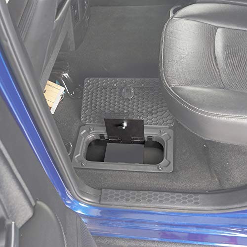 RAM Rear Seat Floor Locking Storage Box Compatible with Dodge RAM