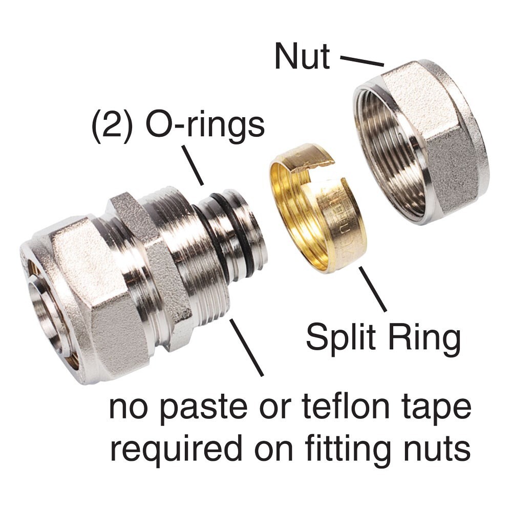 RapidAir MaxLine 3/4" Union Fitting #3410-26