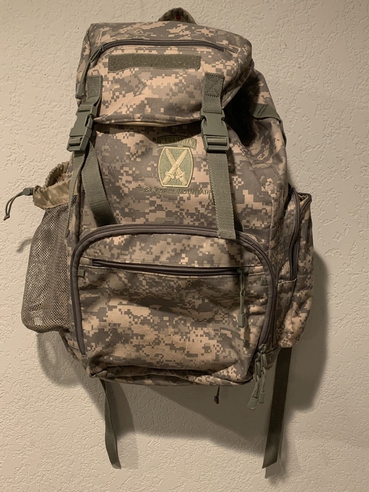 US ARMY Task Force Mountain Tactical Digital Camo Backpack
