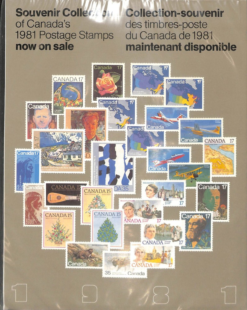 Canada Stamp Collection, 1981 Souvenir Collection Year Set