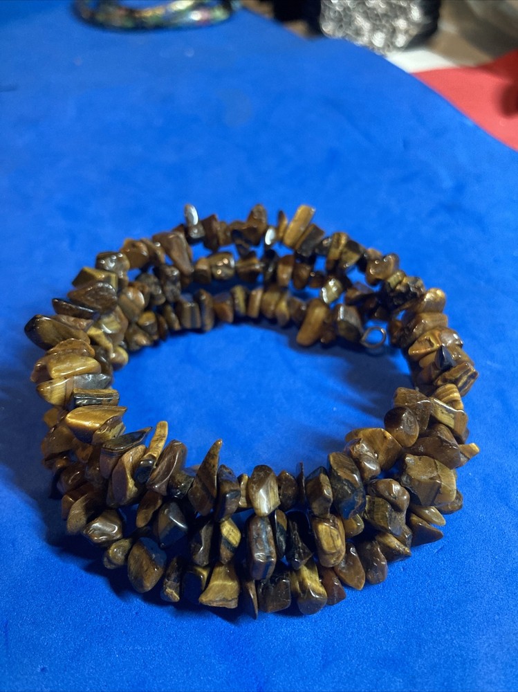 Tigers Eye Memory Wire Bracelet B137
