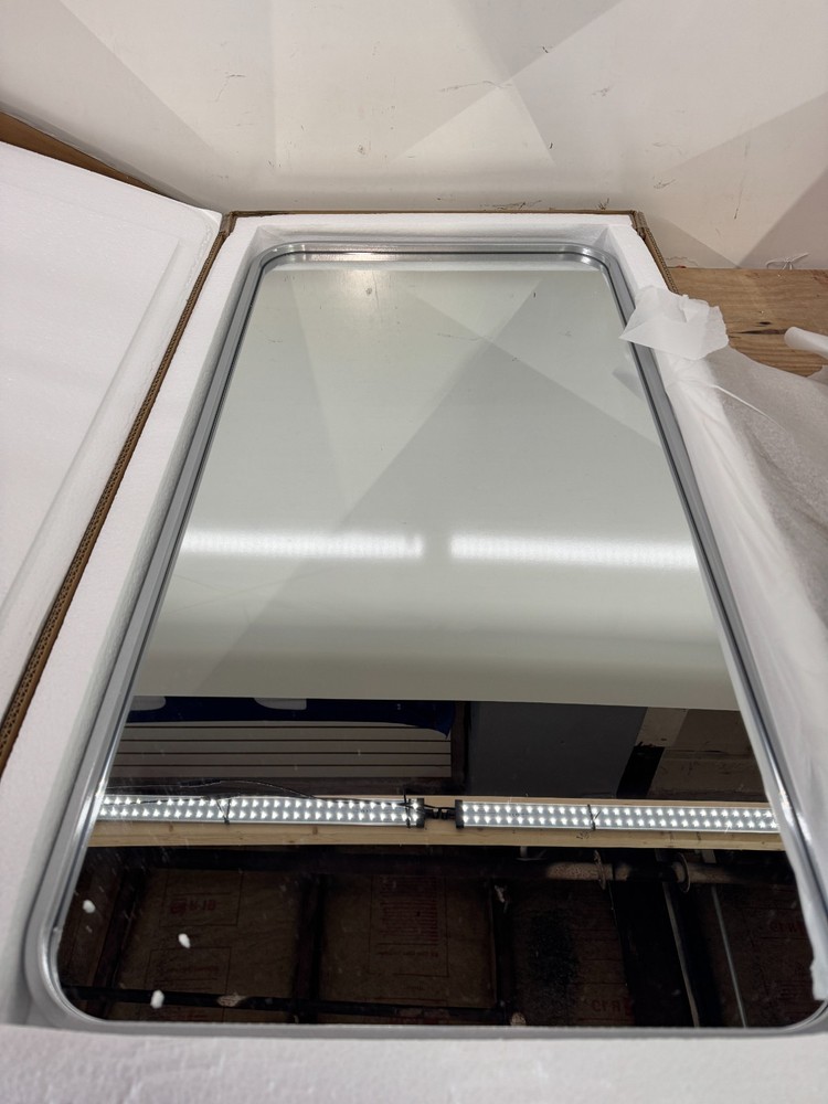 Elegant Lighting MR801836S Evermore Contemporary Rectangular Bathroom Mirror