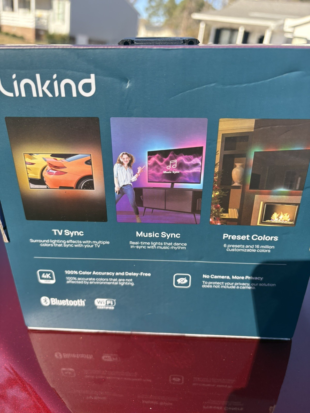 Linkind Smart TV Light Strip w/ HDMI Sync Box LS0600116267 NEW FREE SHIP