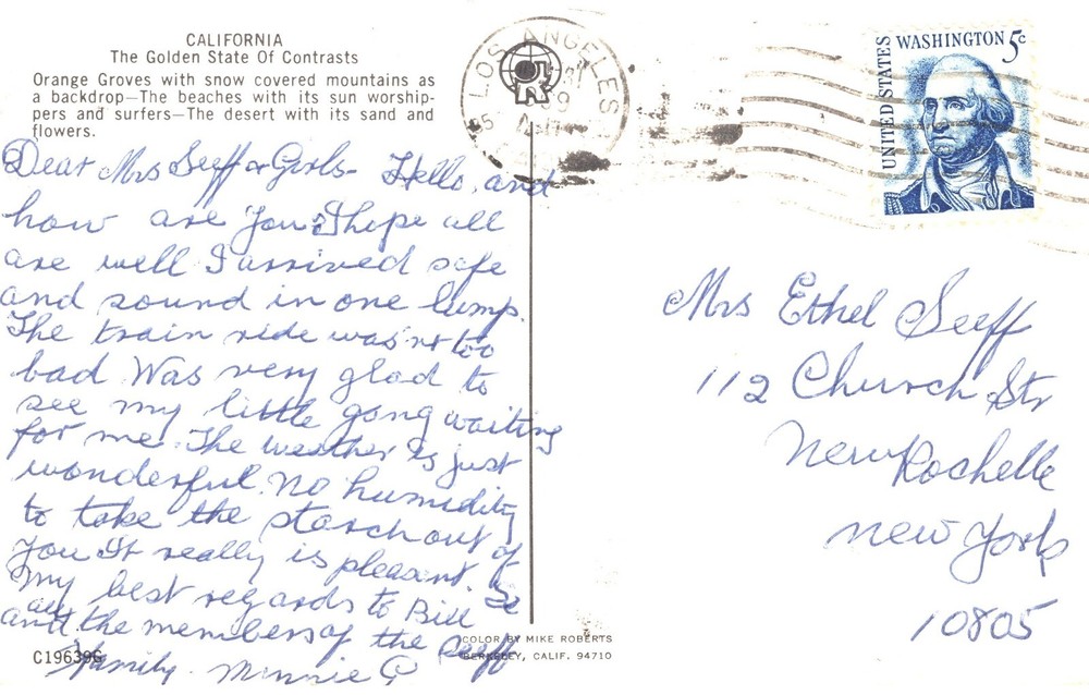 HELLO FROM CALIFORNIA - PC6348