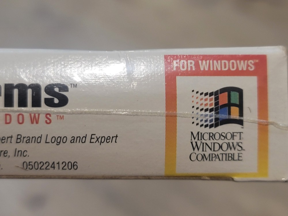 Vintage Expert Software Forms for Windows 3.1 Windows95 IBM 3.5" Disk NEW SEALED
