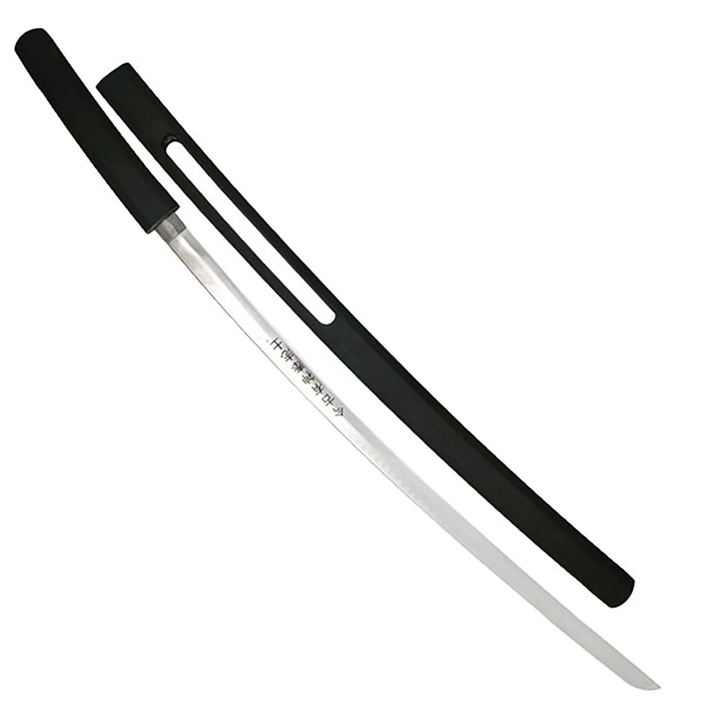 BladesUSA - Samurai Sword w/Wood Handle & Scabbard-Etched Samurai Code