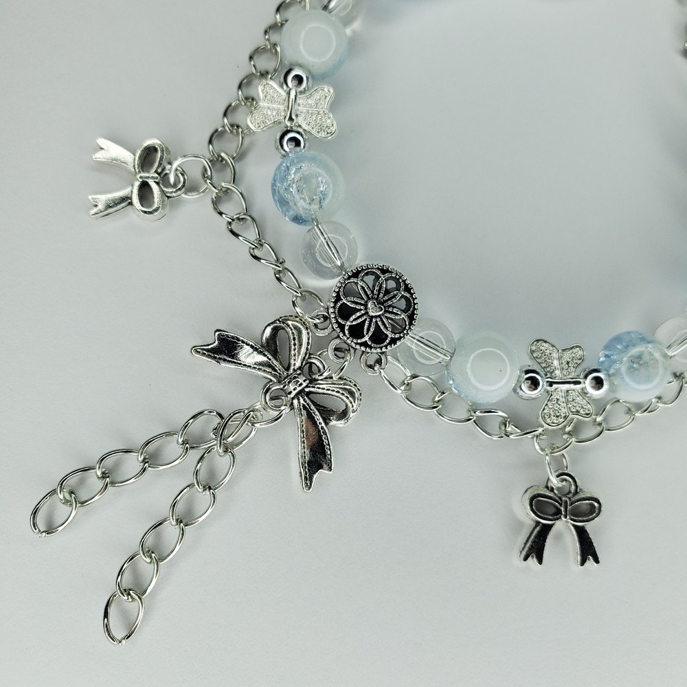 Hand crafted artisan unique gemstone bracelet