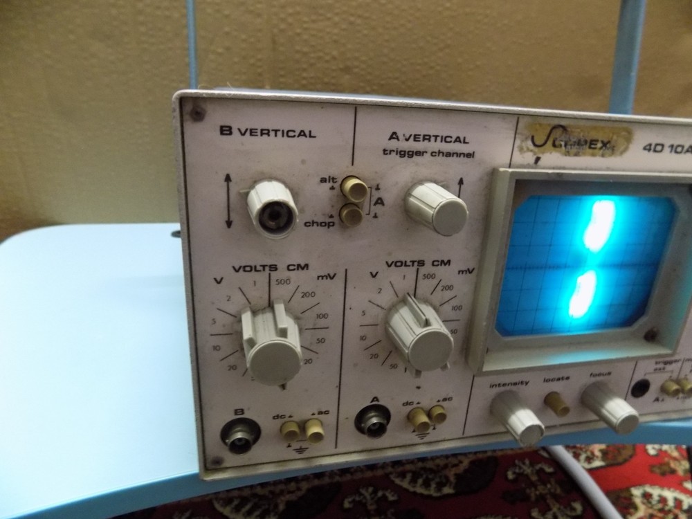 Vintage Scopex Oscilloscope Model 4D10A