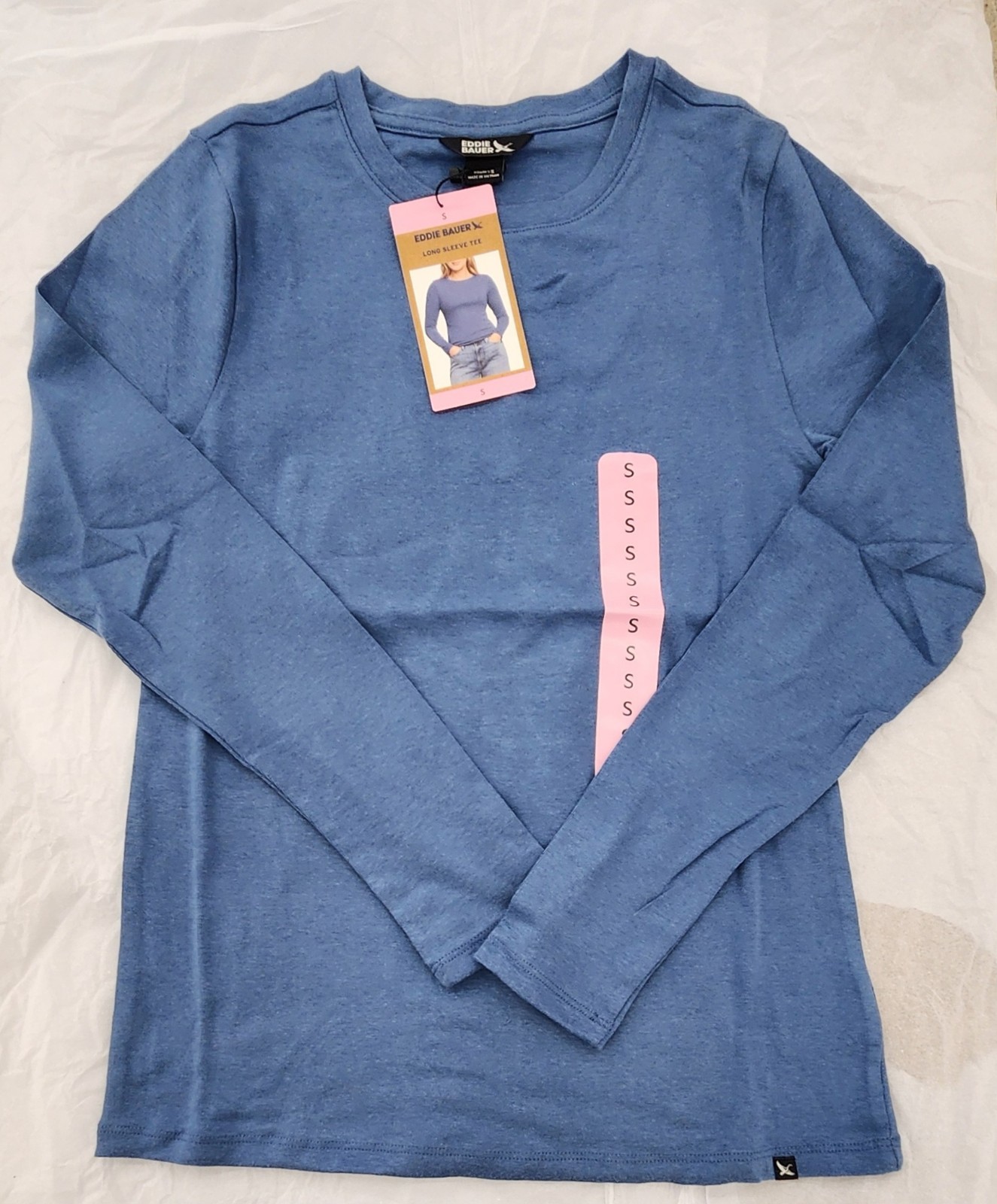 Eddie Bauer Women's Classic Fitted Crewneck Long Sleeve Shirt