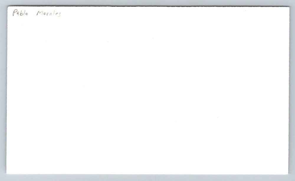 Pablo Morales Signed Index Card - Olympics