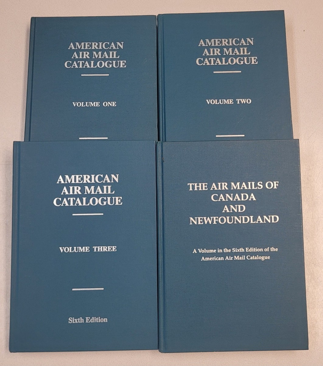 AAMC American Airmail Catalogue 6th Ed. FULL 4 Vol. Set w Canada & Newfoundland