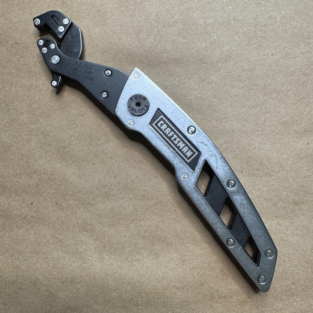 Craftsman #3097 Multi-Position Lockable & Adjustable Clench Wrench USA NICE