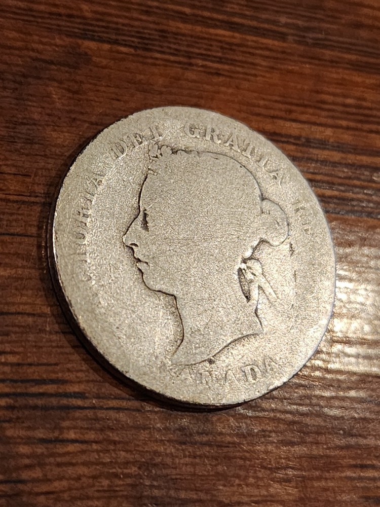 1892 Canada 25 Cents Silver Coin