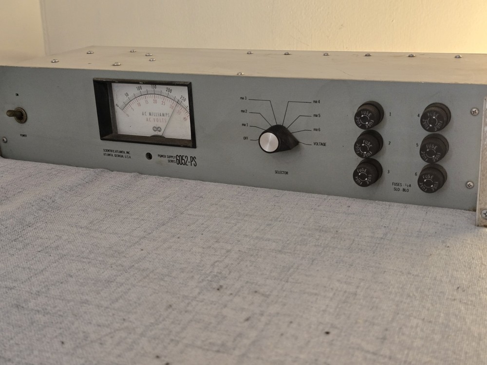 ​Rare Scientific-Atlanta 6052-PS Power Supply | Satellite/Aero Gear | Fuses Good
