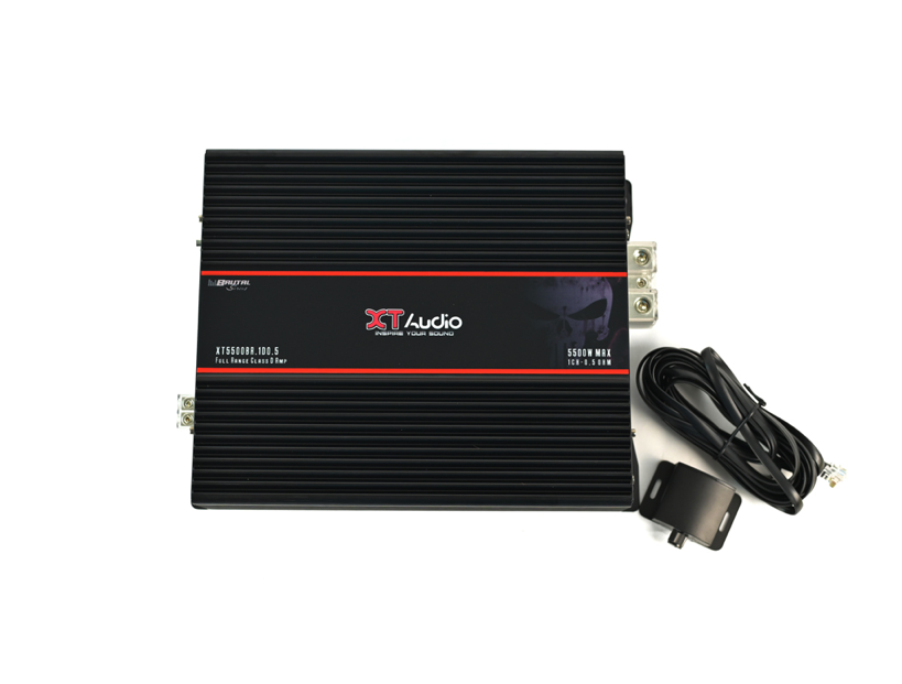 XT AUDIO XT BR 5500W/1CH FULL RANGE 0.5-OHM AMPLIFIER SERIES