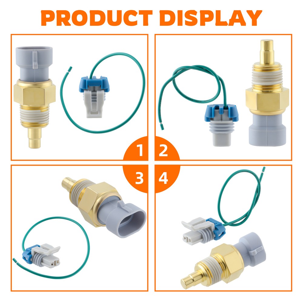 213-77 Engine Coolant Temperature Sensor with Connector Pigtail Harness for GM