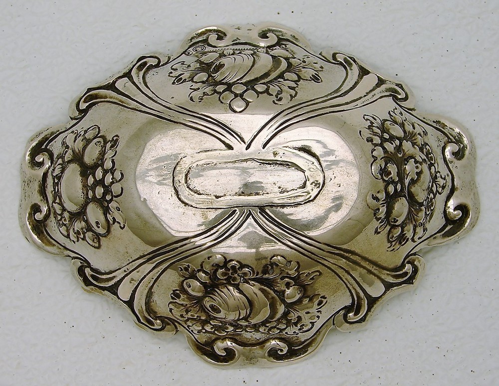 Breslau German Solid Silver Dish Bowl Hand Hammered Hallmarked AP c1737-45