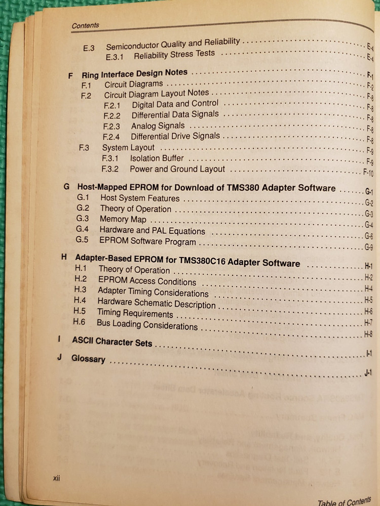 Texas Instrument TMS380 Second-Generation Token Ring, User's Guide - 1990