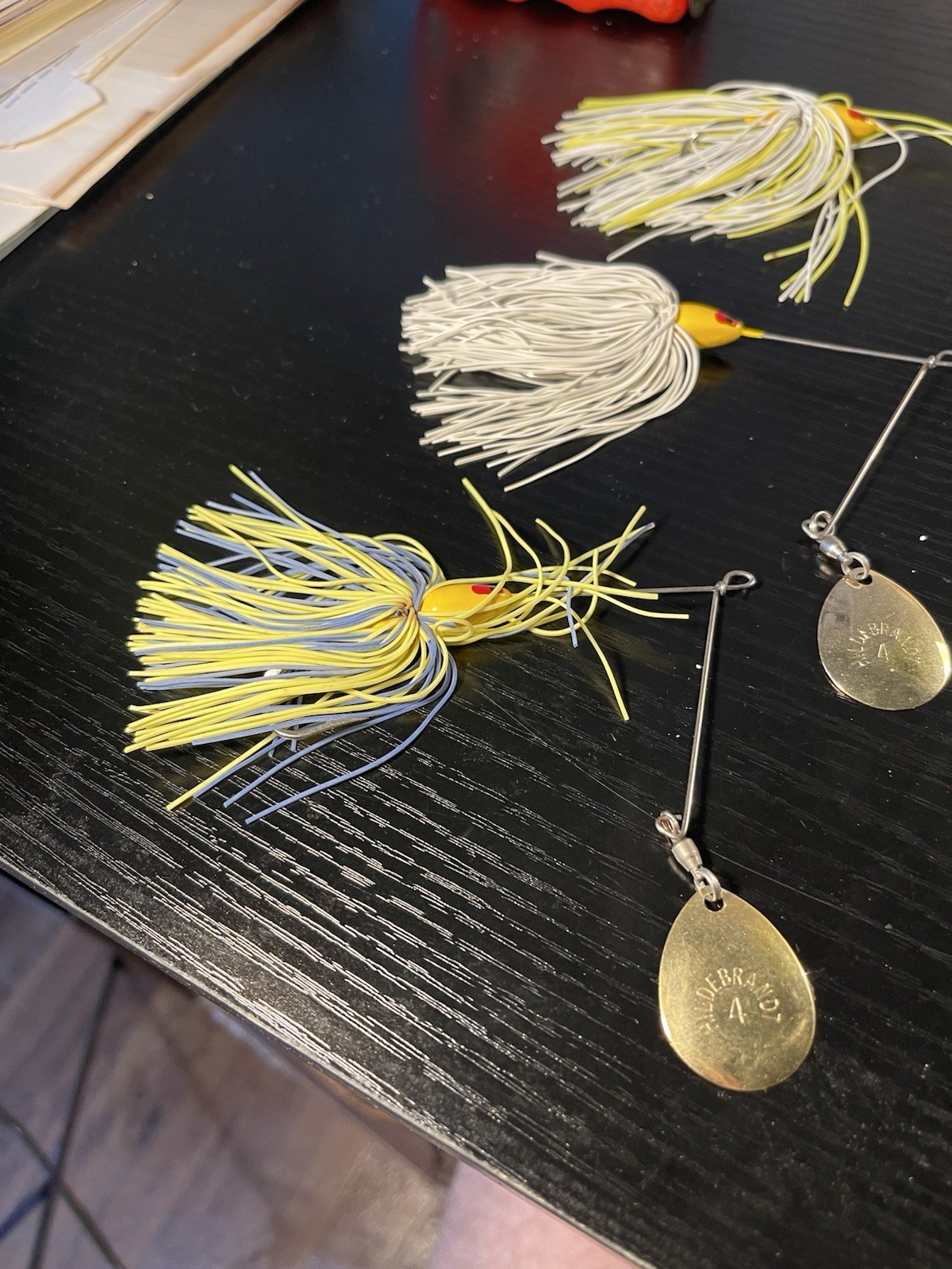 Lot of 5 #4 Hildebrandt Fishing Lures Spinnerbait See Photos Vintage Used