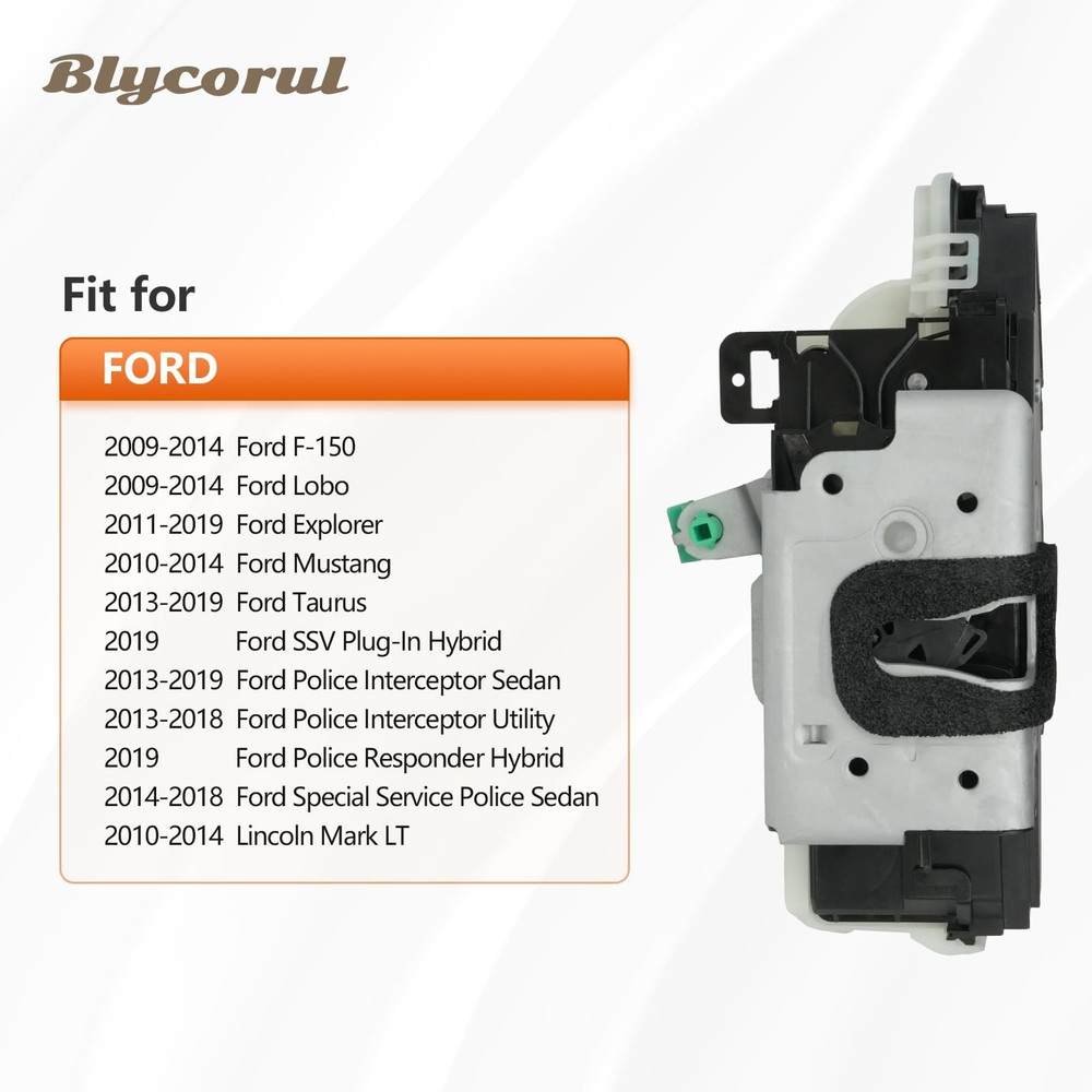Blycorul Rear Passenger Door Lock Actuator Compatible Side