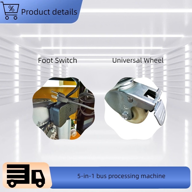 110V Multifunctional Busbar Processor Bus Processing Machine 750W 0°-90°