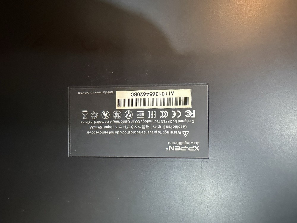 XP-Pen Artist Graphic Tablet Black
