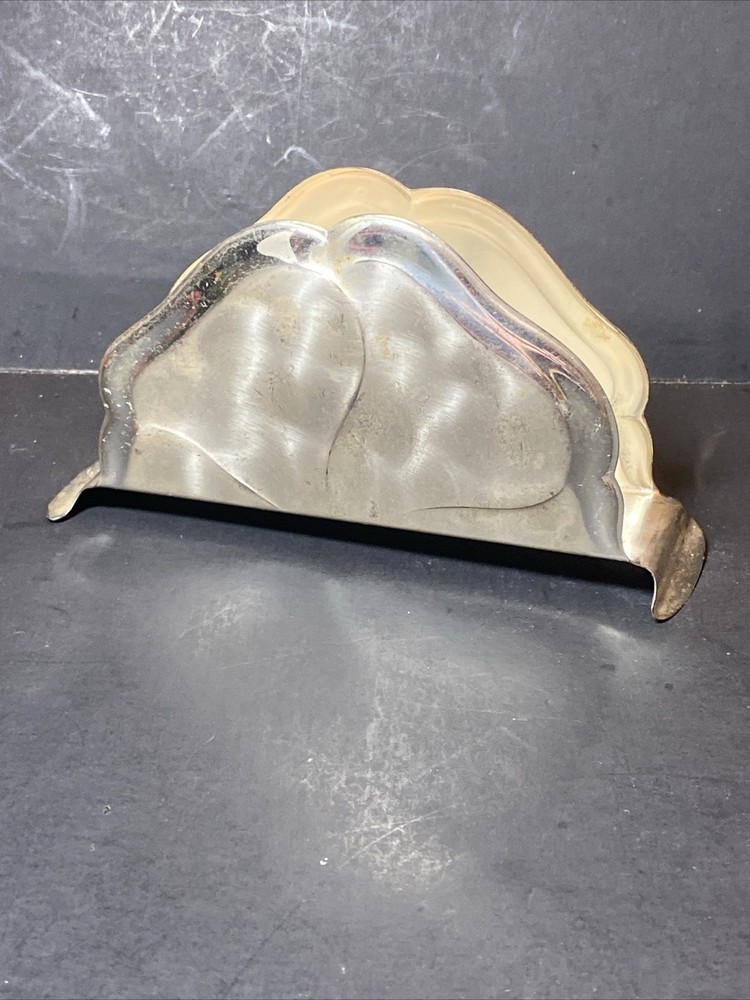 Vintage WMF- IKORA Silverplate Napkin Holder # 3226 Made In Germany