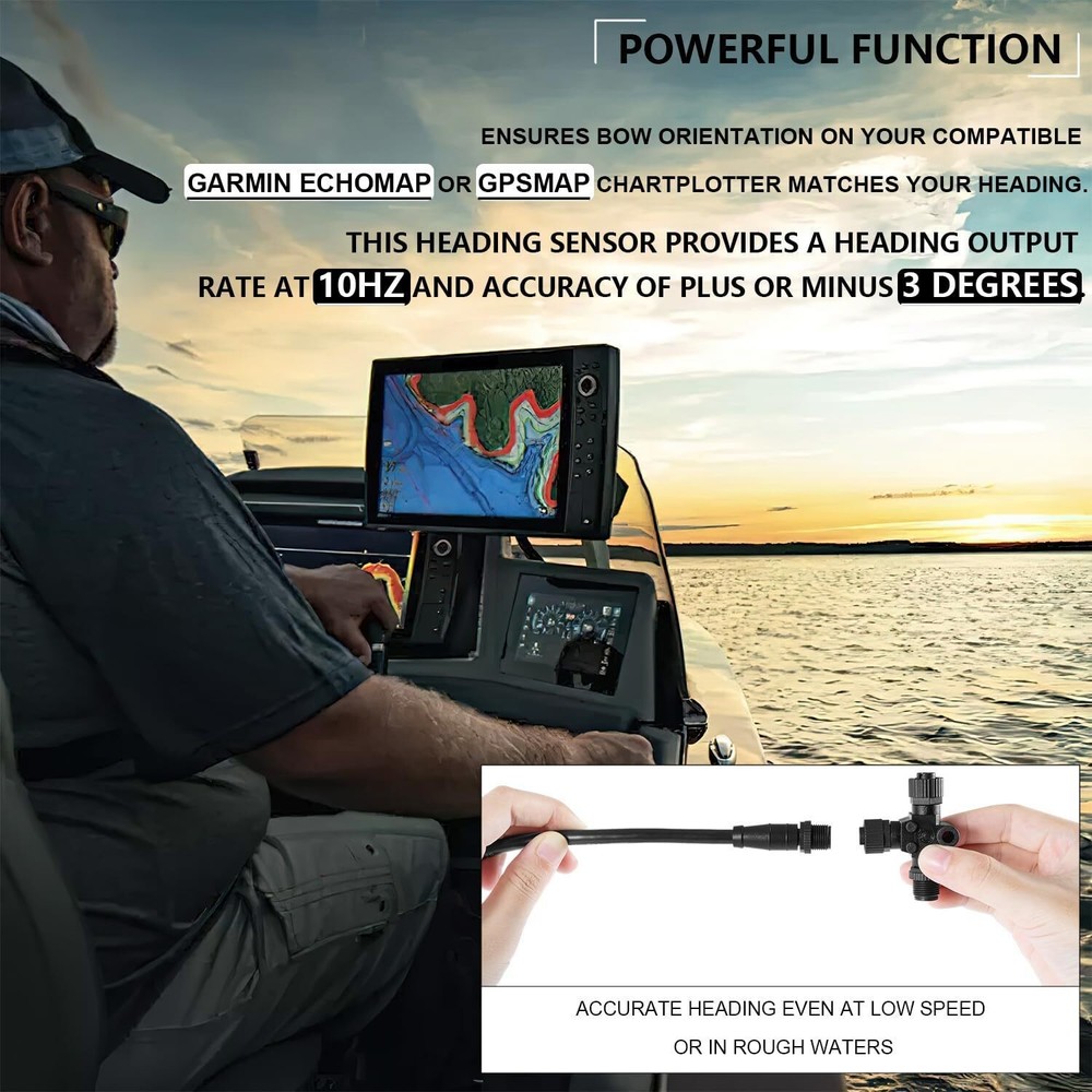 For Garmin 010-11417-10 Three-axis Compass Heading Sensor