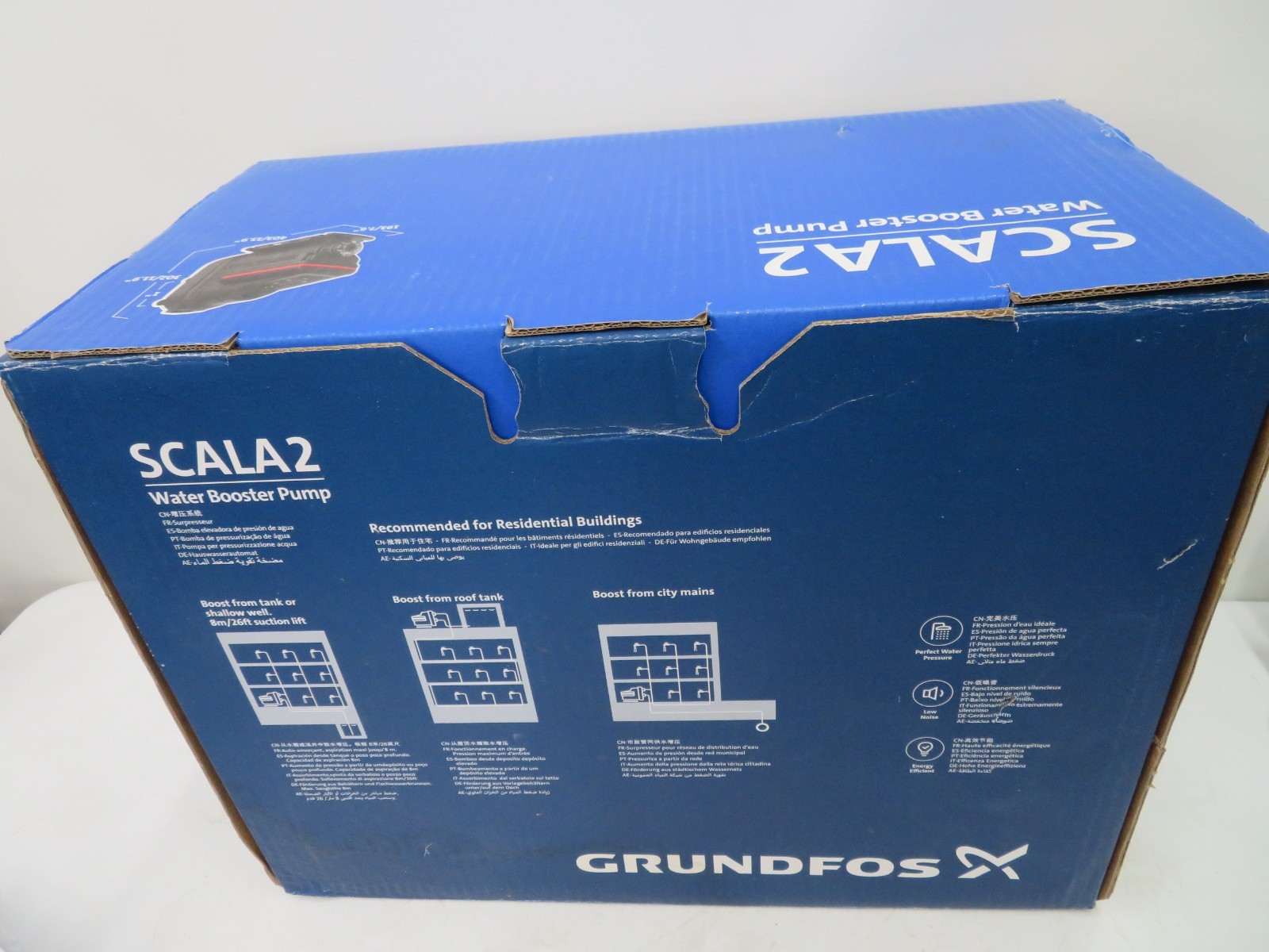 Grundfos SCALA 2 Water Booster Pump 115V (BT-G38135679-01) LOC. CTR-A9 A10