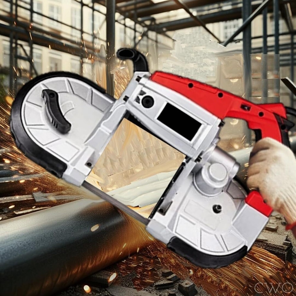 Electric Band Saw Compatible with Bauer Portable 10 Amp Deep Cut Variable-Speed