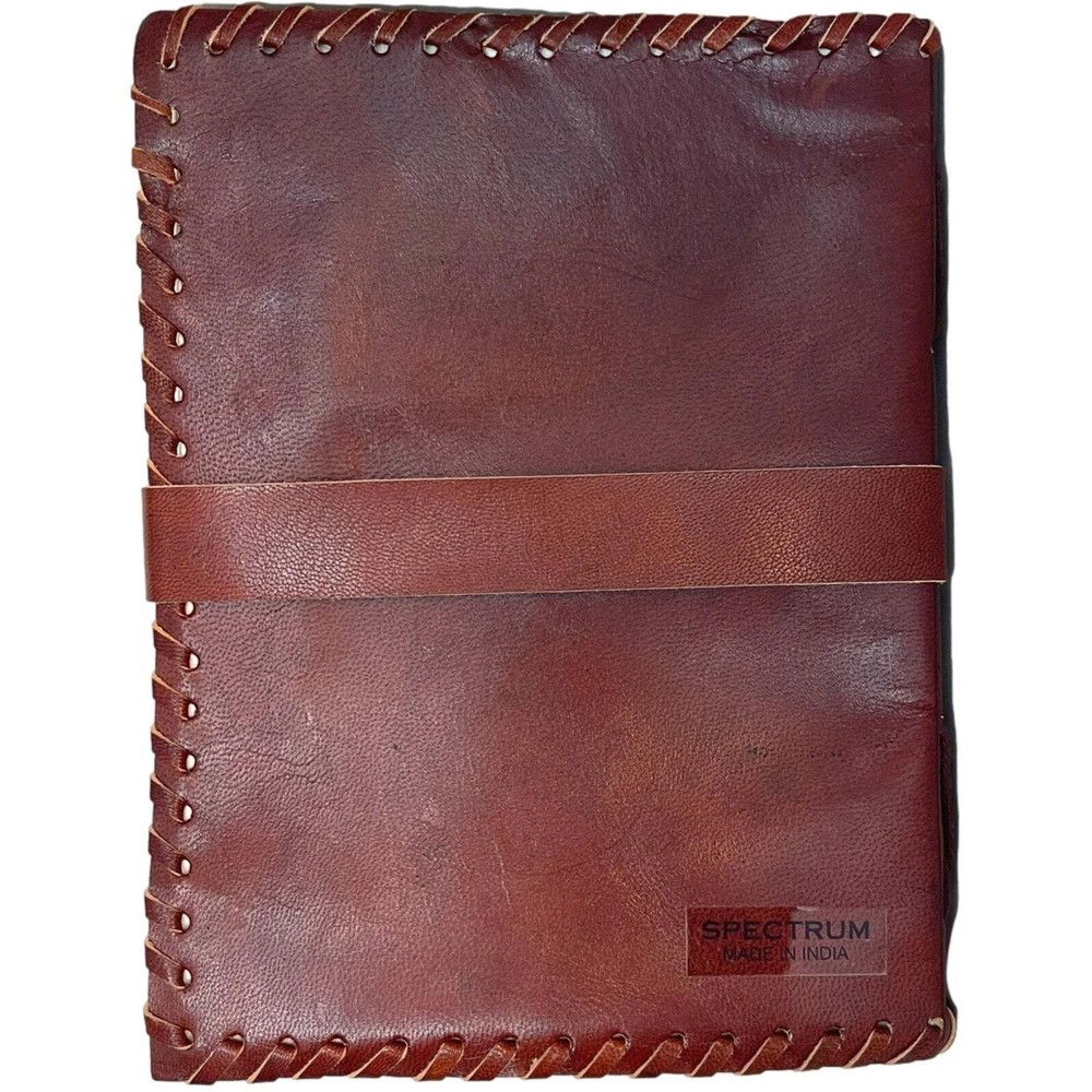 100% Leather Journal Embossed with Onyx Stone