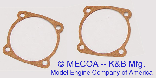 2 pcs HP .61 engine crankcase back cover gaskets from MECOA  #29-2201