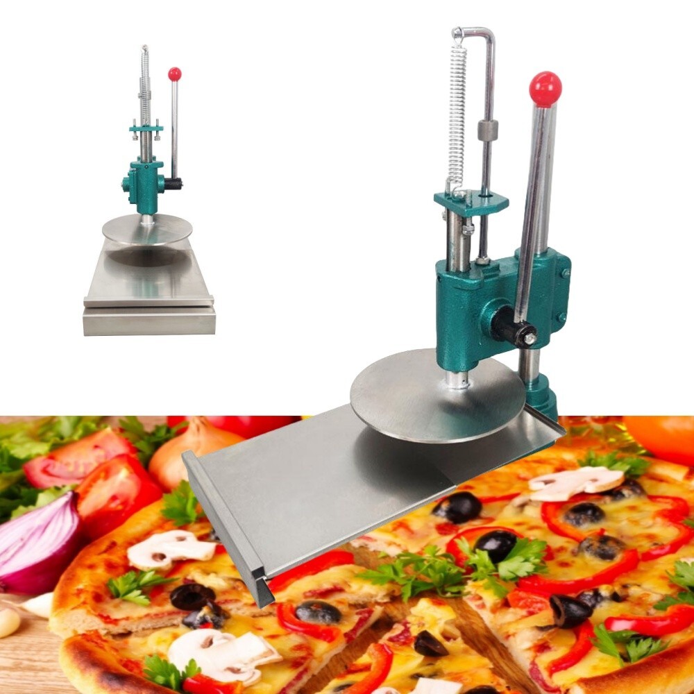 Bakery 9.5" Commercial Manual Pizza Machine Small Dough Press Dough Sheeter