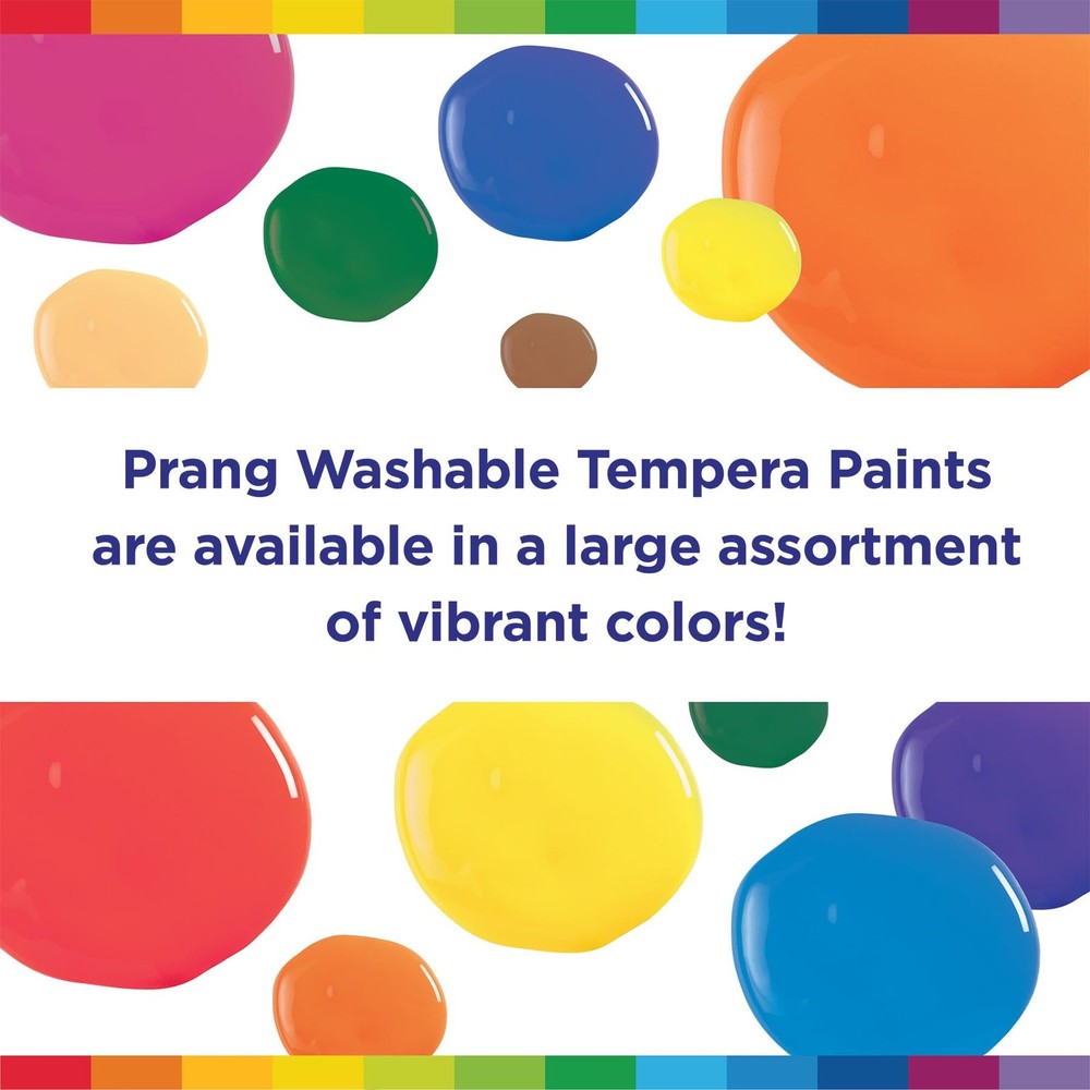 Washable Tempera Paint, Red, 16 Oz., 1 Count