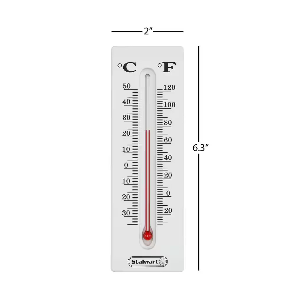 0.03 Cu. Ft. Thermometer Hide Safe Key, White