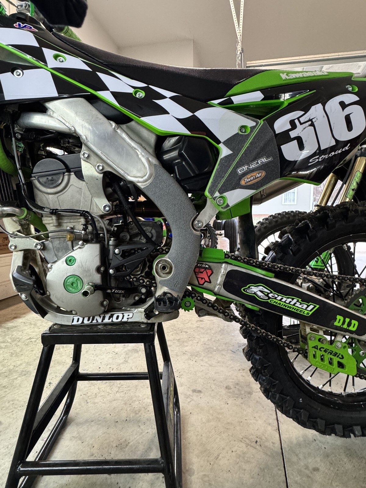 Gray Rubberized HIGH TACK Dirt Bike Grip Tape Material │ 14" x 11" Blank Sheet