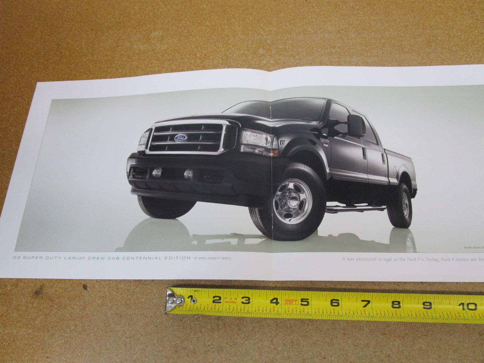 2003 Ford Centennial Edition 100 yrs sales brochure 24pg ORIGINAL Mustang F250