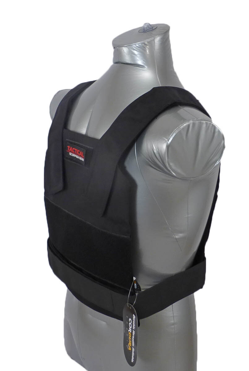 Tactical Scorpion Body Armor Plates 8X10 AR500 Bobcat Concealed Carrier Vest