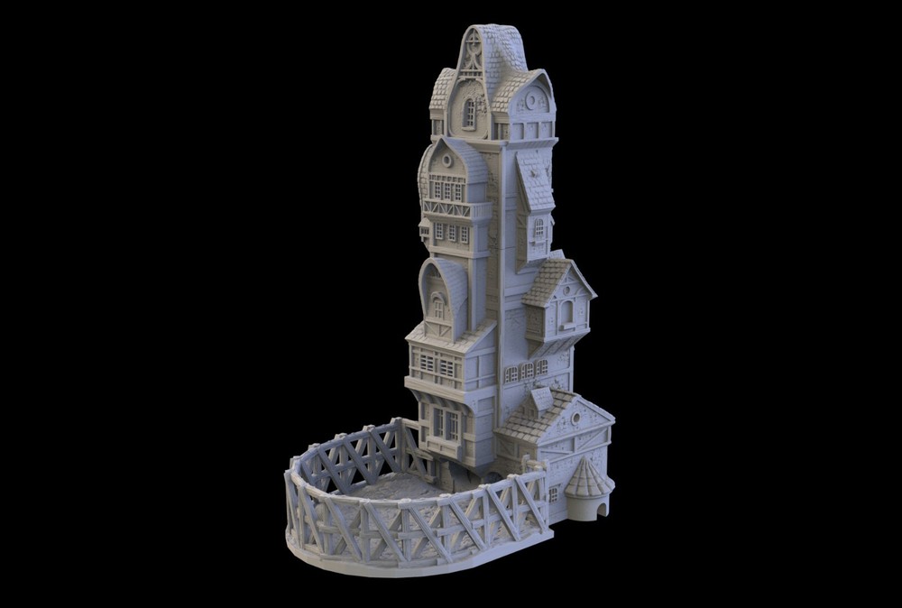 12 inch Fantasy Dice Tower