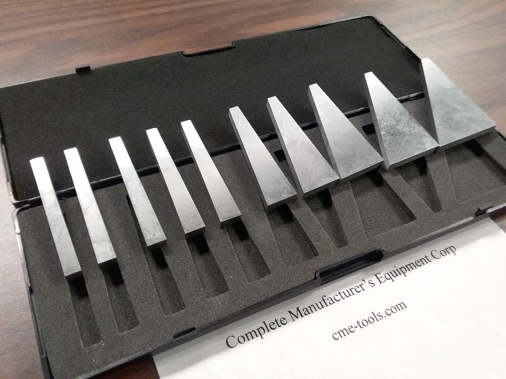 10 pcs precision angle block set 1to 30 degree #704-755-new