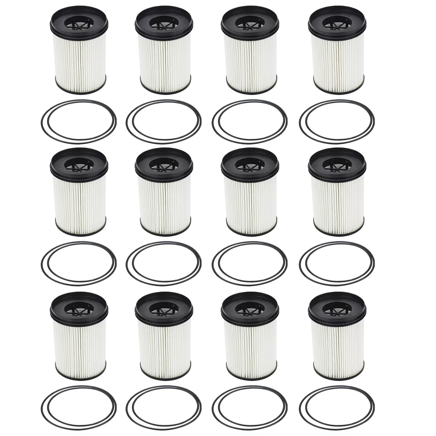 12x Fuel/Water Separator Filter Fit For Fleetguard DDE Diesel FS20176 R61709