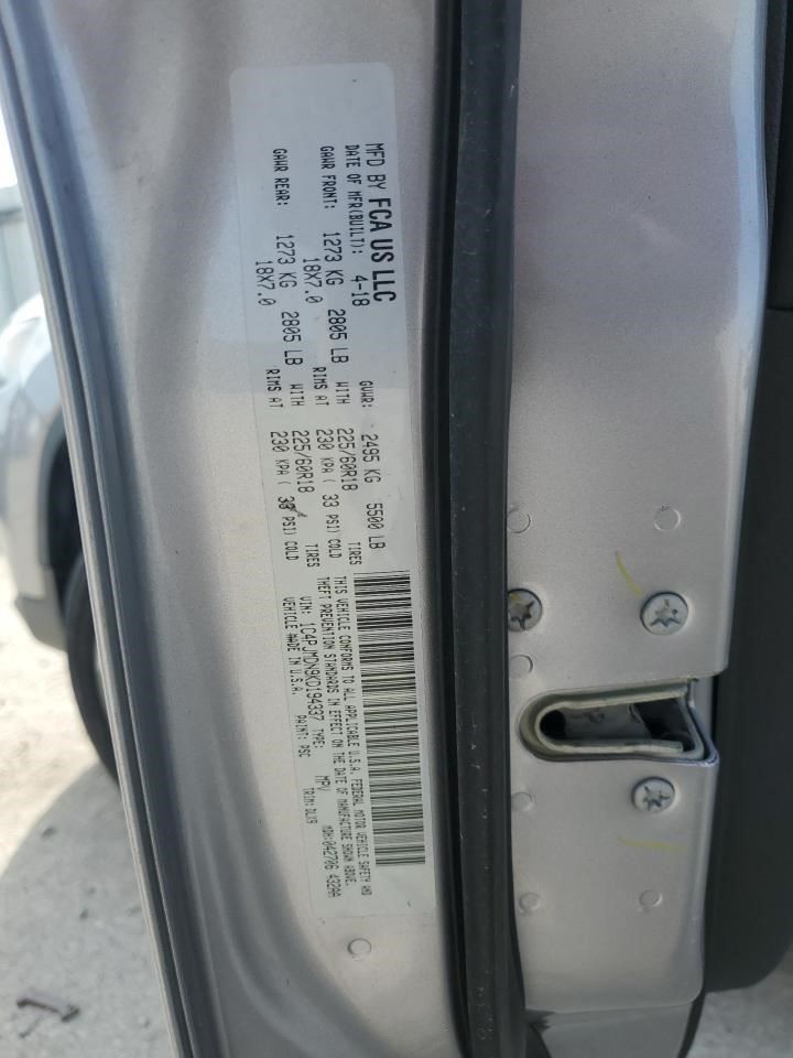 2019 JEEP CHEROKEE Air Shutter