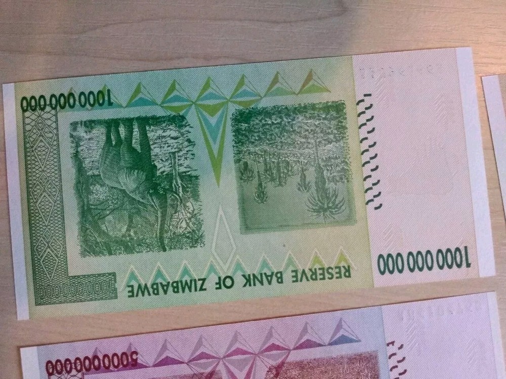 Zimbabwe Currency ALL BILLIONS Hyperinflation
