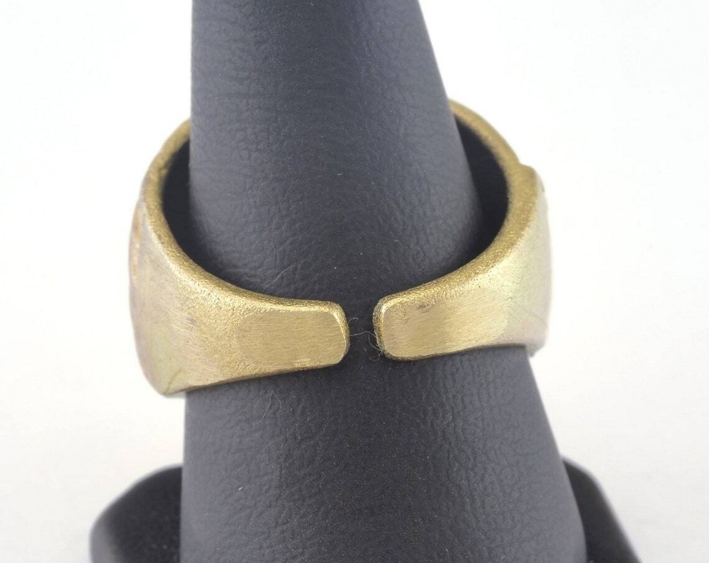 Knot Ring Adjustable Ring Raw brass (19mm 9US inner size) 2727