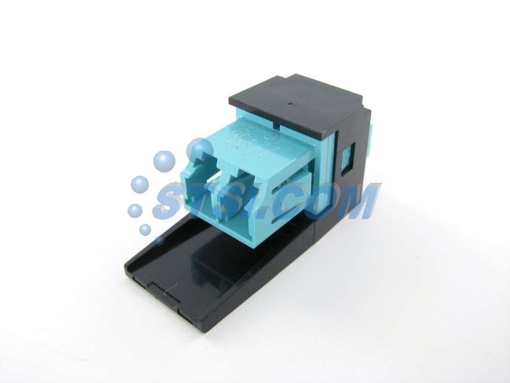 Panduit CMDSAQLCZBL LC Duplex OM3/OM4 Fiber Optic Adapter Module ~STSI