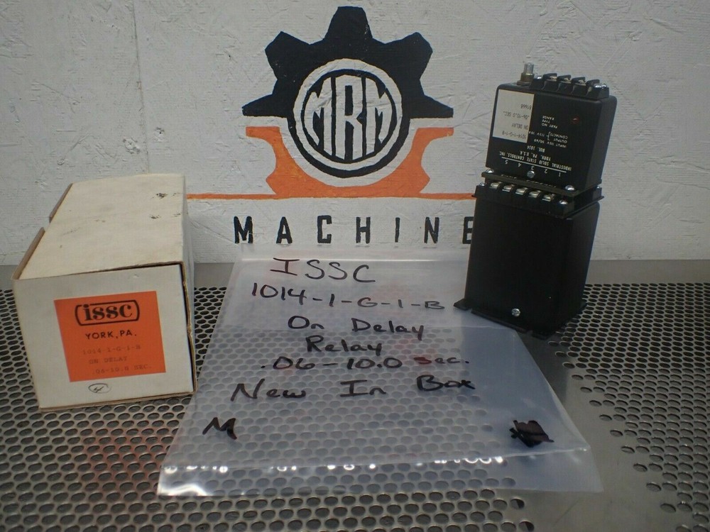 ISSC 1014-1-G-1-B Solid State On Delay Timer .06-10.0 Sec New In Box