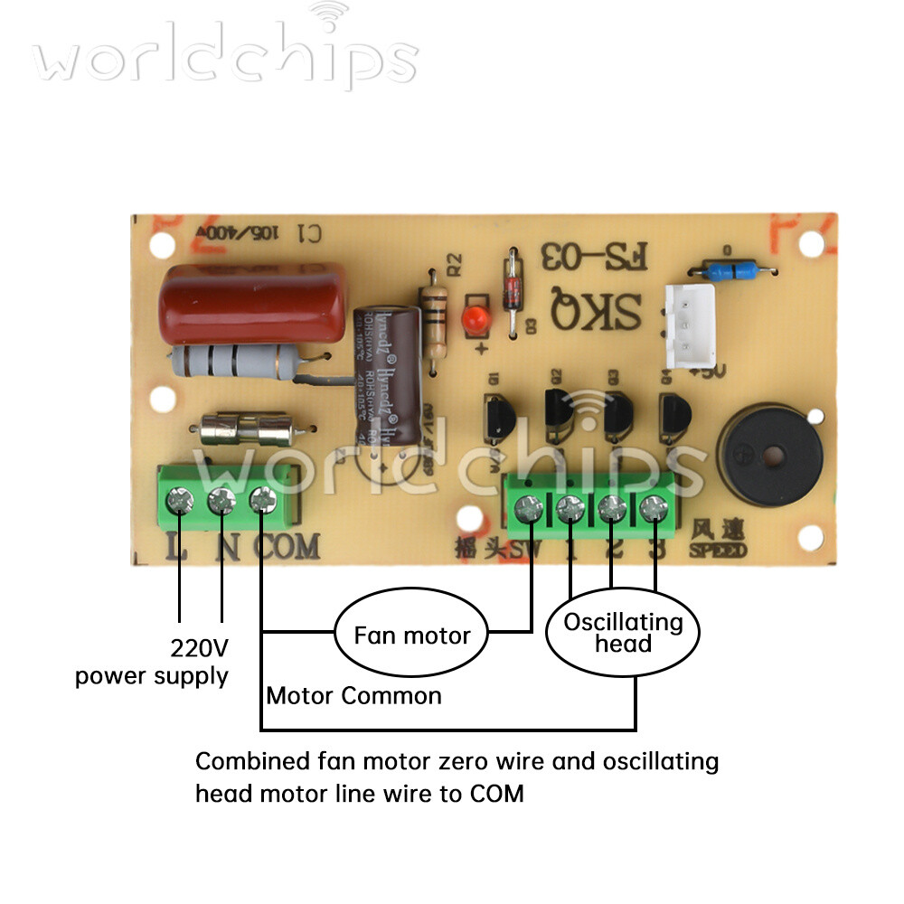 Universal Fan Remote Control Modified Board Circuit Board Control Board Repair