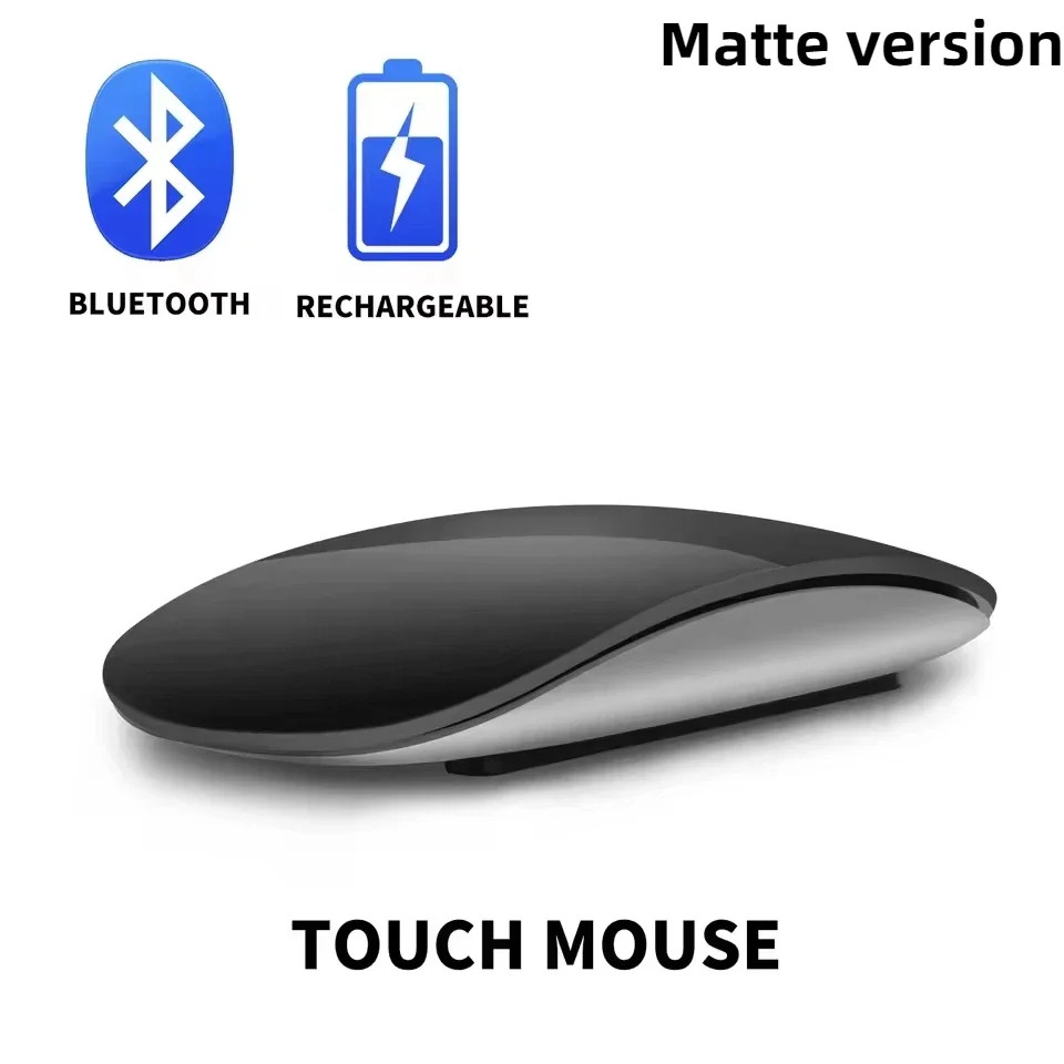 DIXSG Bluetooth Mouse Touch Slim Rechargeable Wireless for PC Laptop Macbook